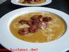Polentasuppe mit Wurst