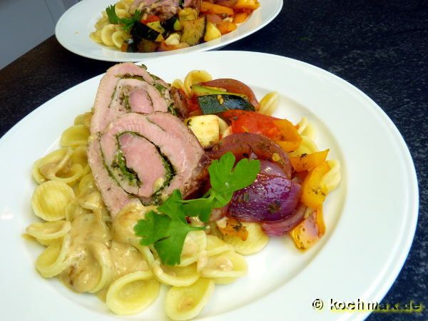 Provenzalische Schweineroulade