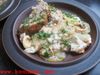 Putenhackbraten auf Gratin