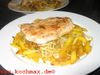 Putenschnitzel mit Gebratenen Mango-Nudeln