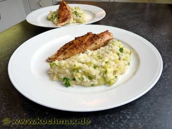 Risotto mit Zucchini und Parmesan