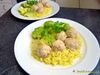 Hühnerfleischklösschen mit Romanesco