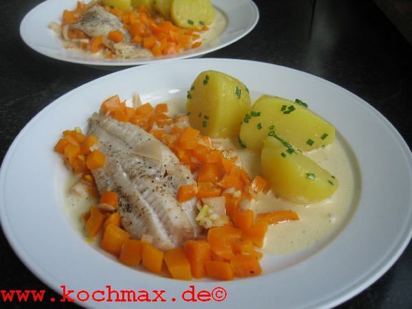 Rotbarsch mit Senfsahne