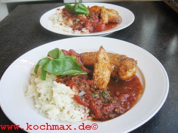 Schnitzel mit Rotweinsauce