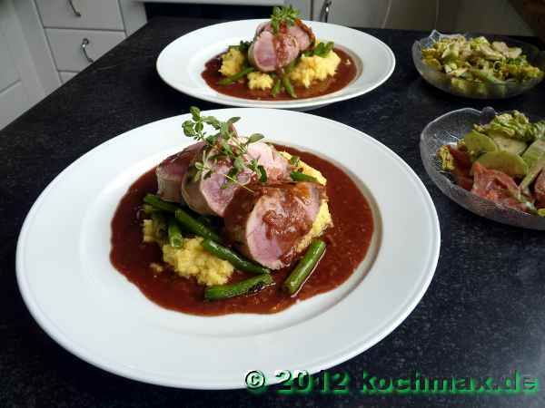 Schweinefilet mit Balsamicosauce und Portwein