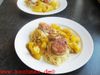 Schweinemedaillons mit Mango-Curry-Ragout
