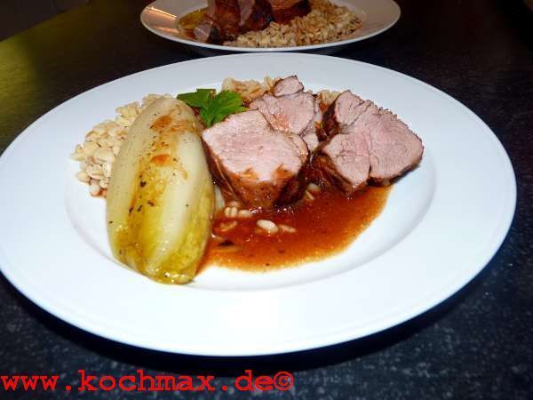 Schweinefilet in Orangensauce