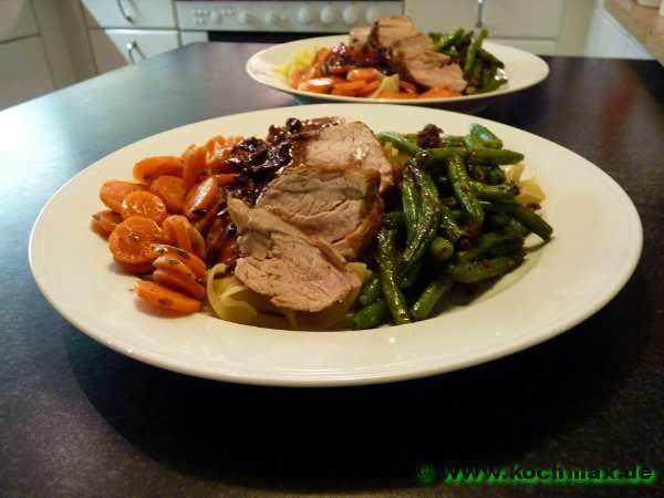 kochmax.de - Schweinefilet mit Rotweinsauce