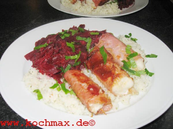 Seeteufel mit Speck und Rote-Bete-Ragout