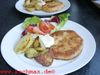 Sellerieschnitzel mit Kräuterrahm