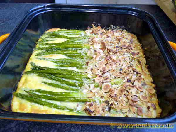 Spargel-Gratin