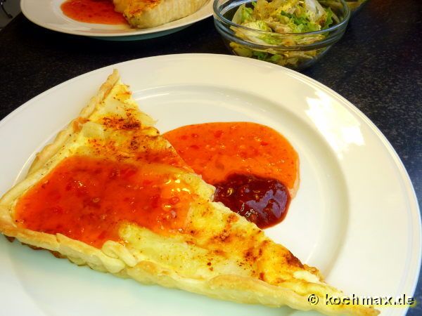 Spargelkuchen mit Pecorino - Torta di asparagi con pecorino