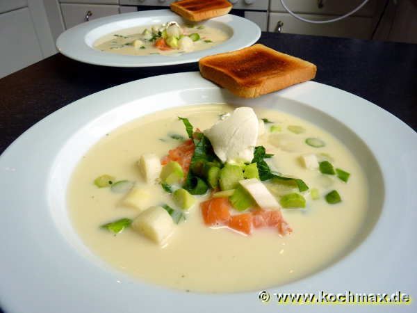 Spargelsuppe mit Bärlauch