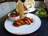 Steckrübenwedges mit Roher Tomatensauce