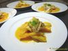 Steinbeisserfilet mit Safran-Fenchelgemüse