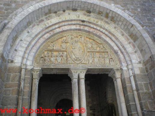 Kirchenportal in Carennac