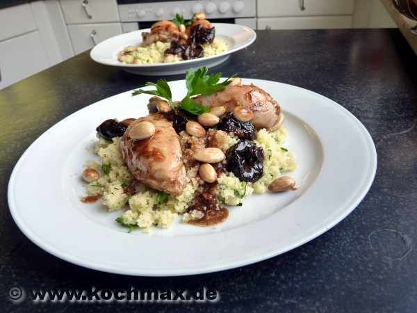 Tajine mit Huhn und Couscous