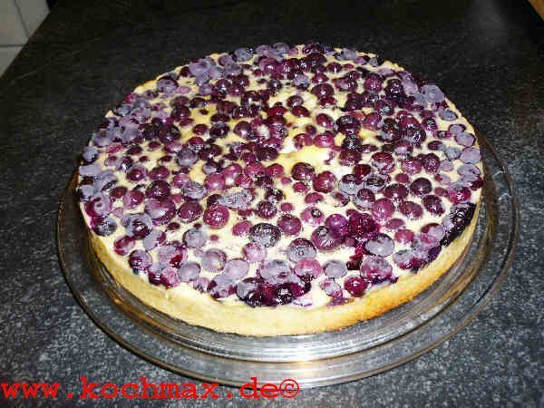 Tarte aux Myrtilles Sauvages - Blaubeerkuchen