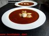 Frische Tomatensuppe mit Quarknocken