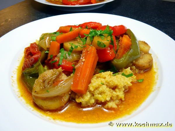 Topinambur-Tajine