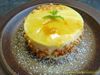 Joghurttorte mit Birnen