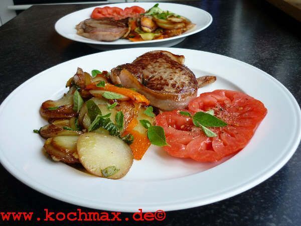 Tournedos mit Buntem Gemüse