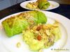 Wirsingroulade mit Nussfüllung